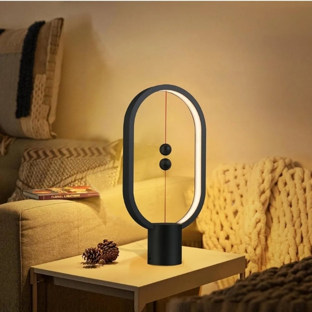 Heng Balance Lamp, LED Magnetic Lamp，Creative Design Switch in mid Air